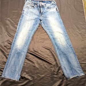 Mens Silver Jeans - Zack